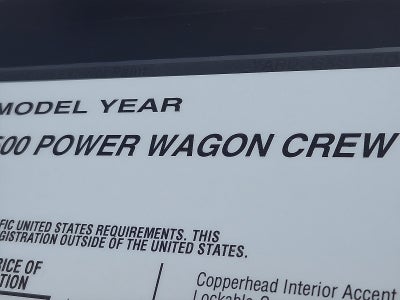 2027 RAM Ram 2500 RAM 2500 POWER WAGON CREW CAB 4X4 6'4' BOX