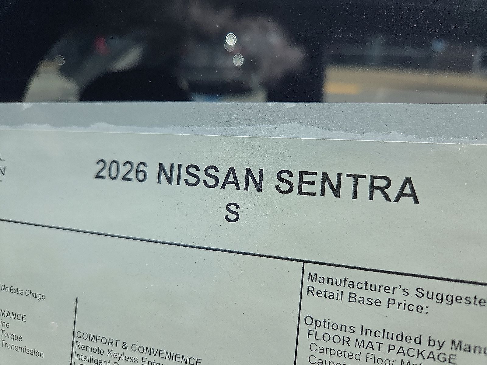 2026 Nissan Sentra S