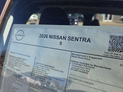 2026 Nissan Sentra S