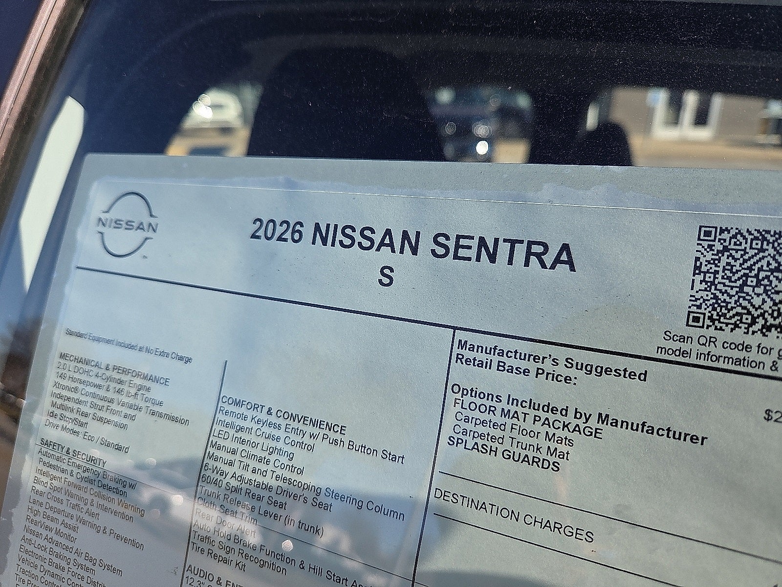 2026 Nissan Sentra S