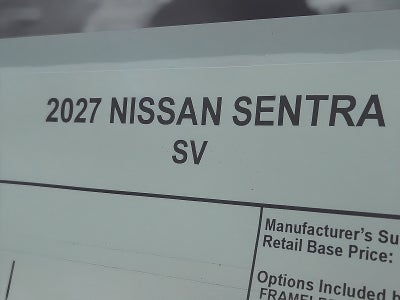 2027 Nissan Sentra SV