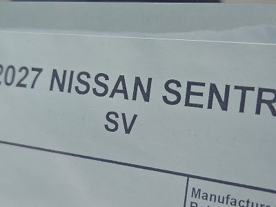 2027 Nissan Sentra SV
