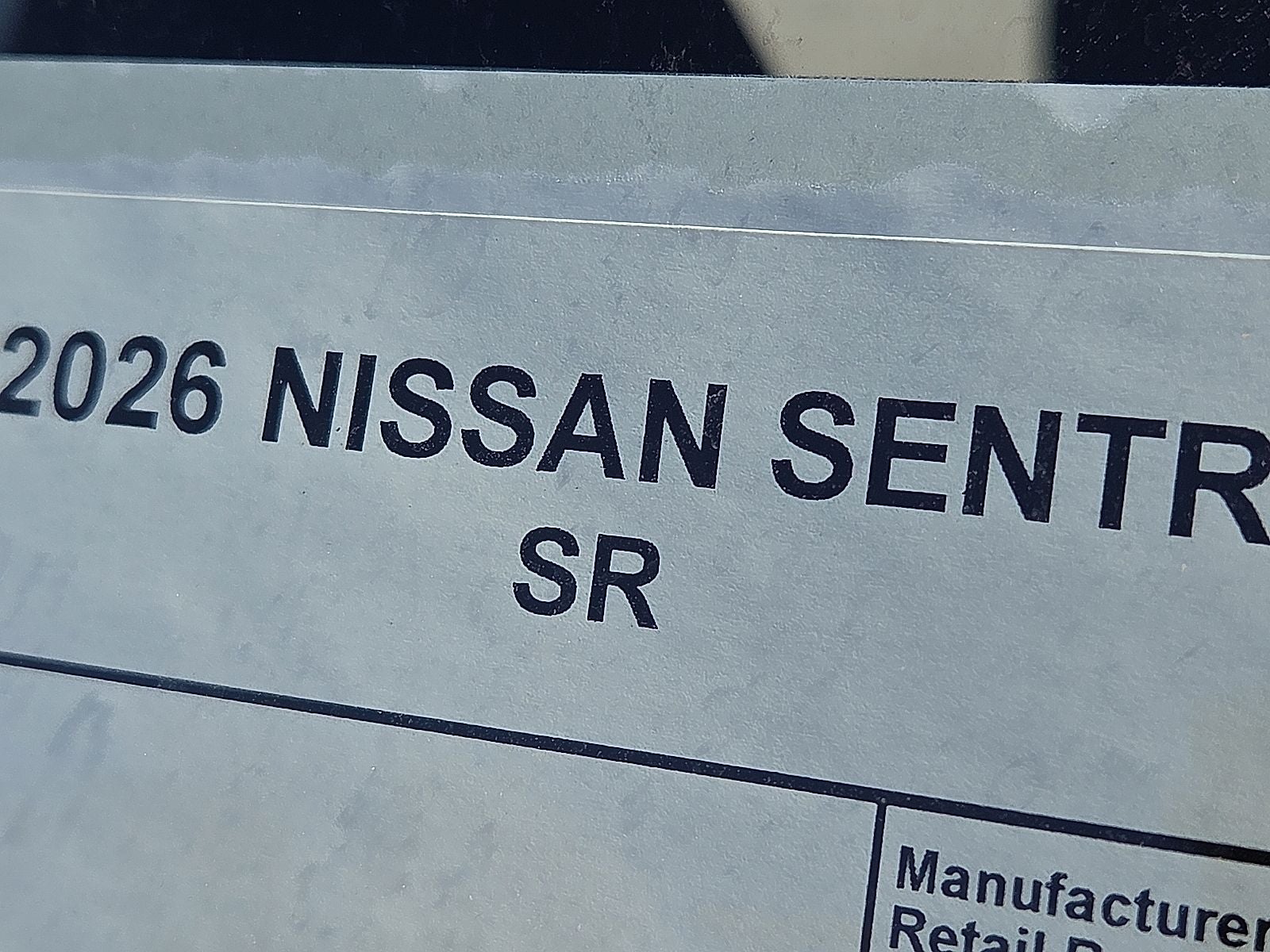 2026 Nissan Sentra SR