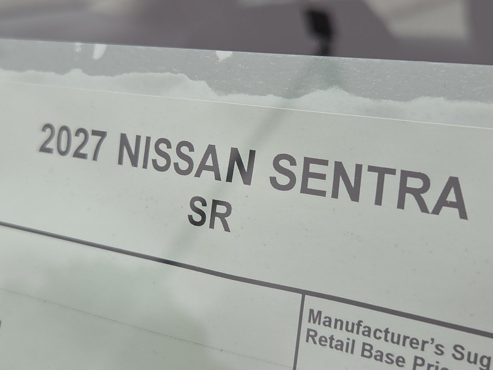 2027 Nissan Sentra SR