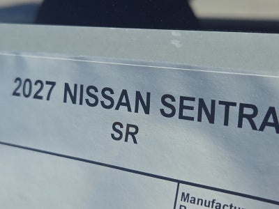 2027 Nissan Sentra SR