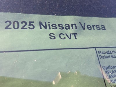 2025 Nissan Versa 1.6 S