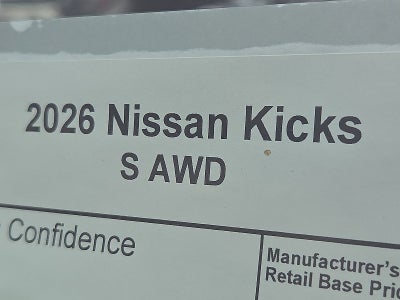 2026 Nissan Kicks S