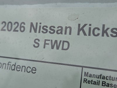 2026 Nissan Kicks S