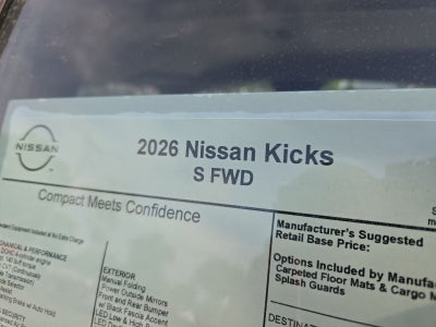 2026 Nissan Kicks S