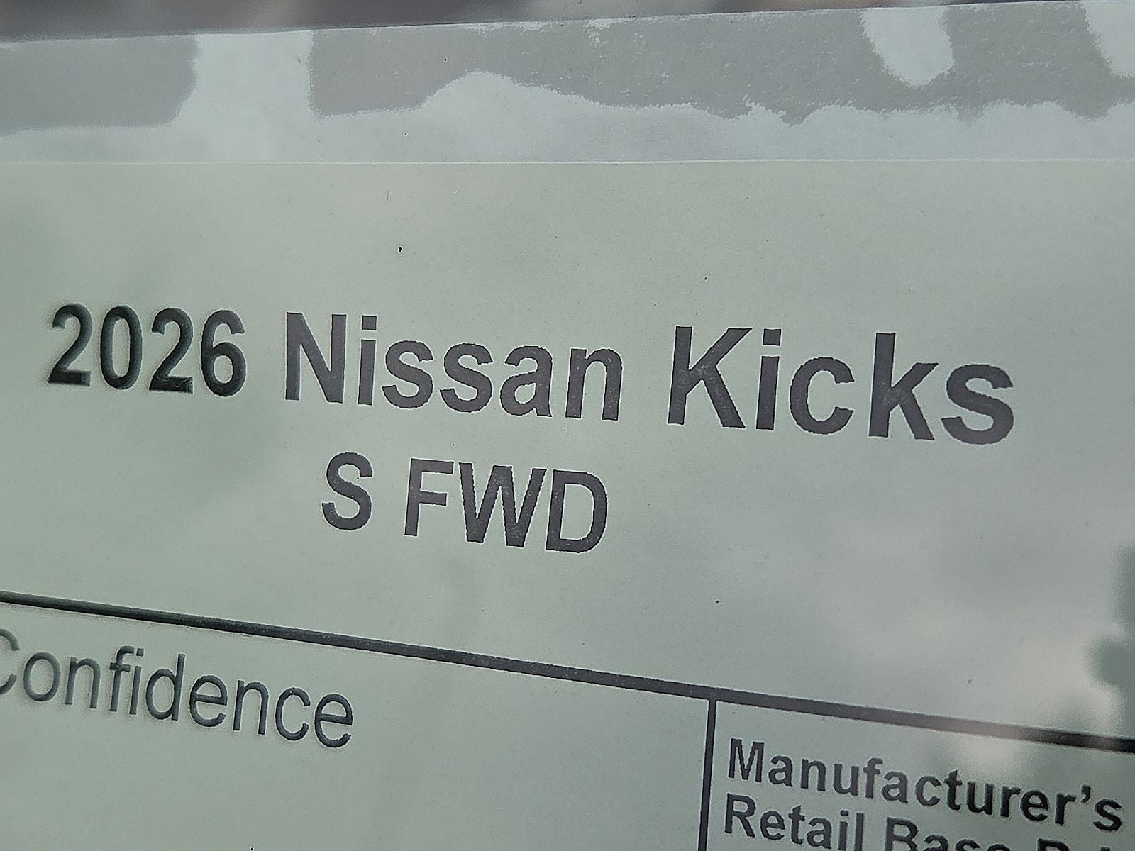 2026 Nissan Kicks S