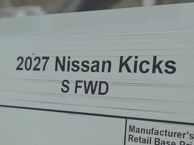 2027 Nissan Kicks S