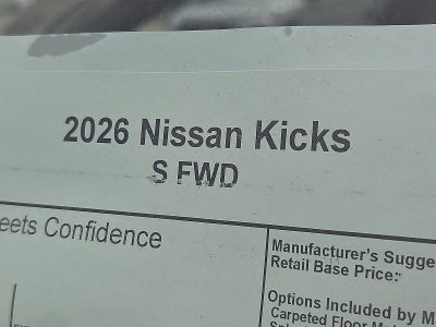 2026 Nissan Kicks S