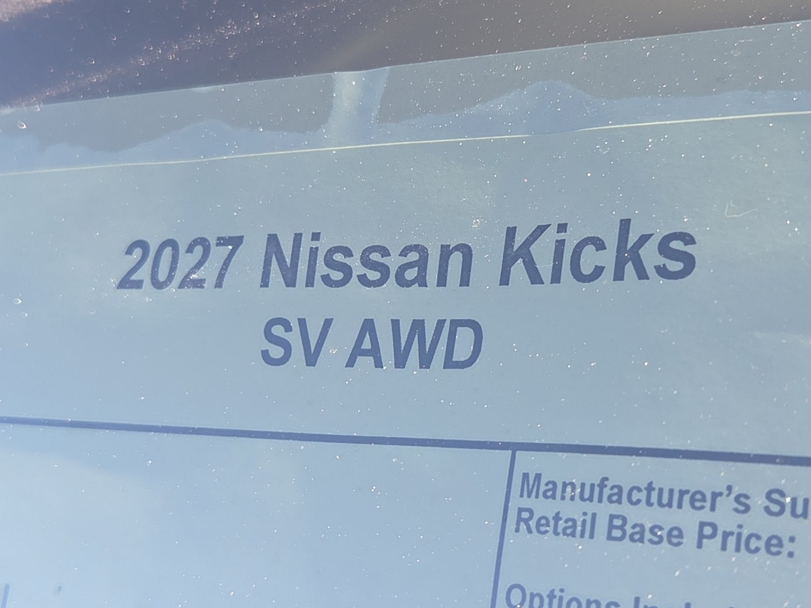 2027 Nissan Kicks SV