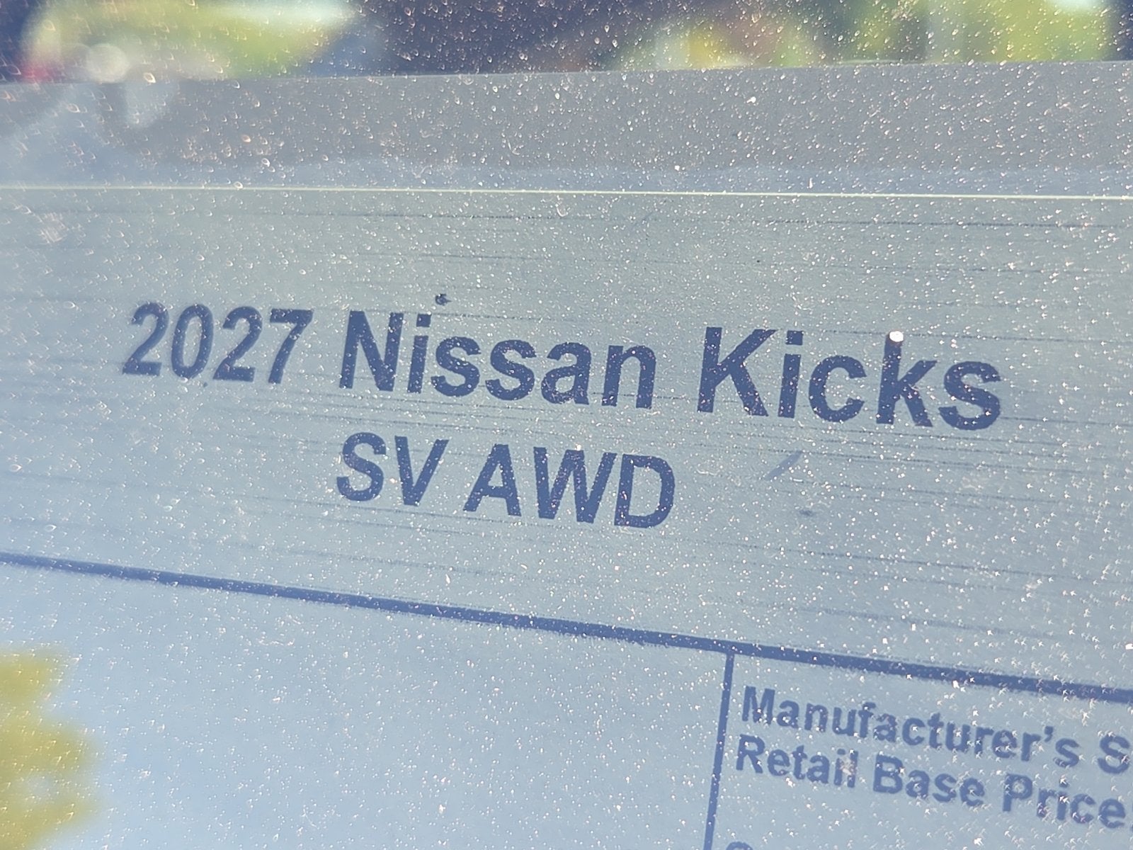 2027 Nissan Kicks SV