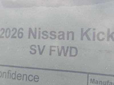 2026 Nissan Kicks SV
