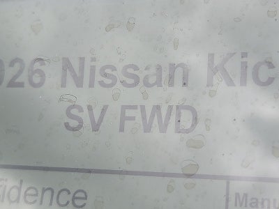 2026 Nissan Kicks SV