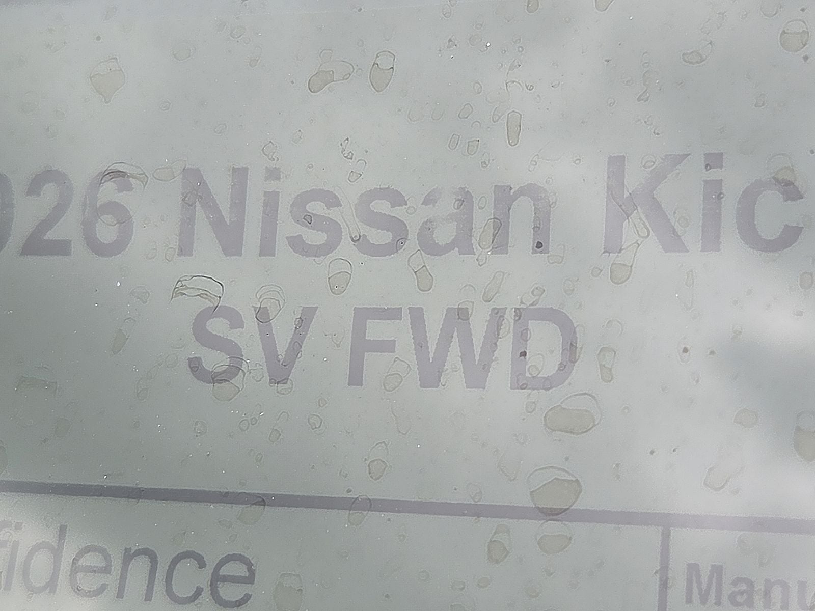 2026 Nissan Kicks SV