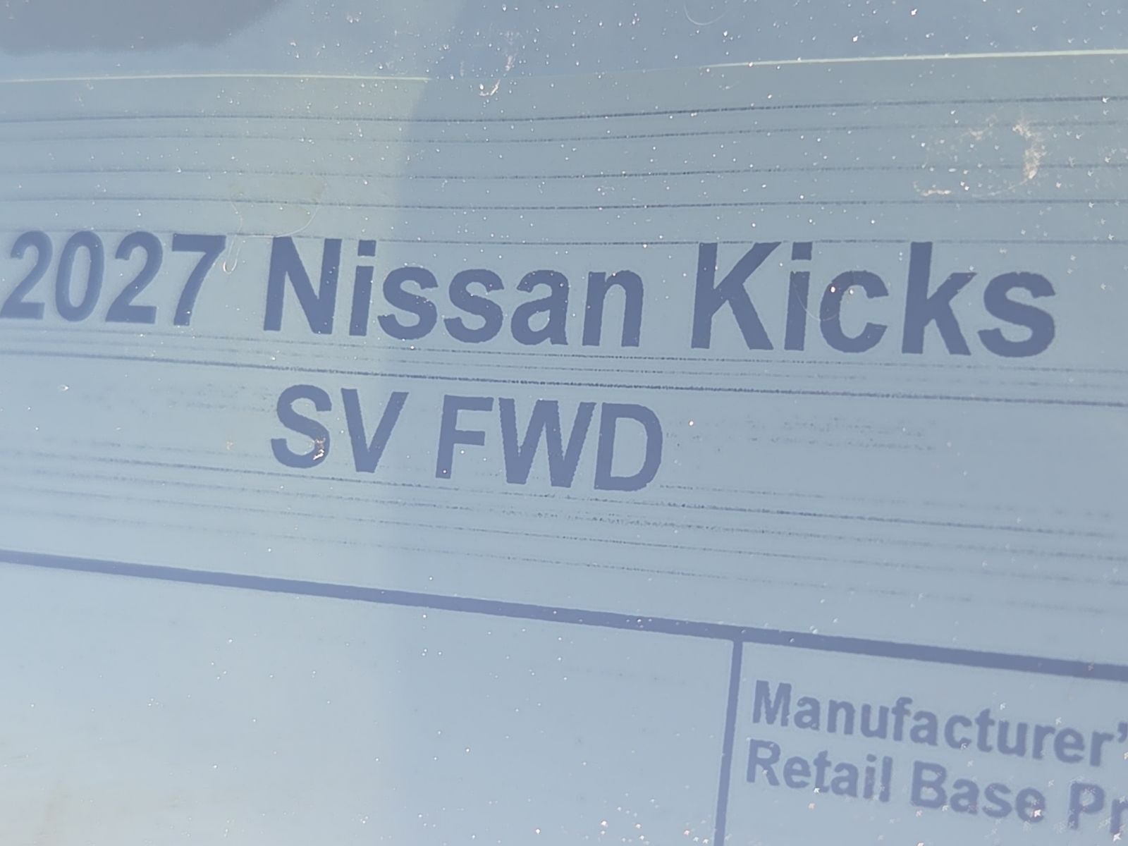 2027 Nissan Kicks SV