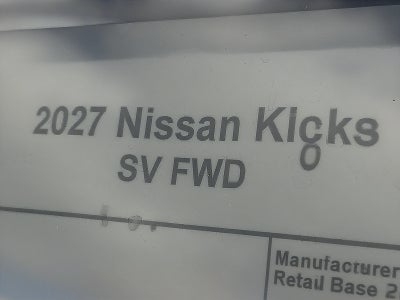 2027 Nissan Kicks SV