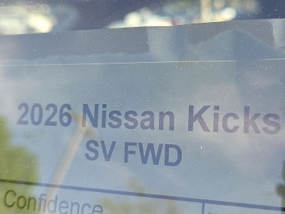 2026 Nissan Kicks SV