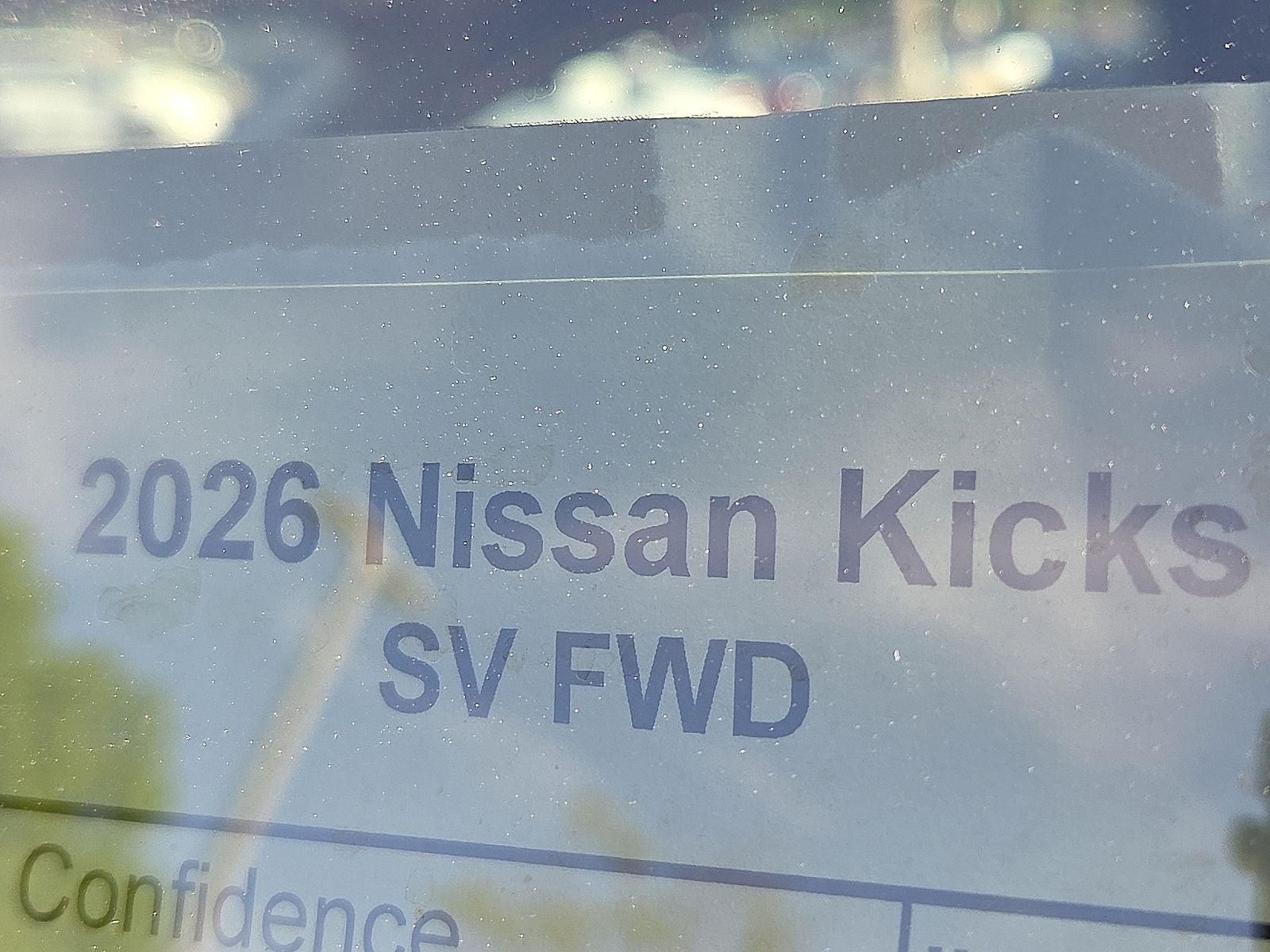 2026 Nissan Kicks SV