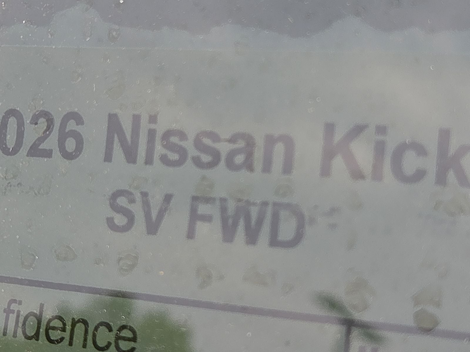 2026 Nissan Kicks SV