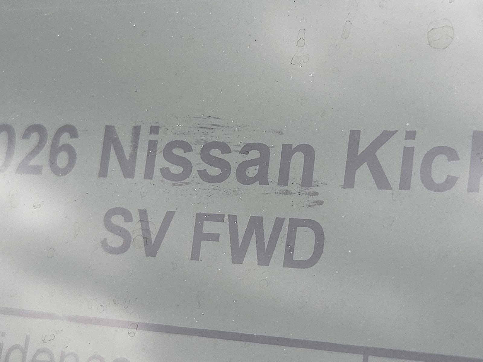 2026 Nissan Kicks SV