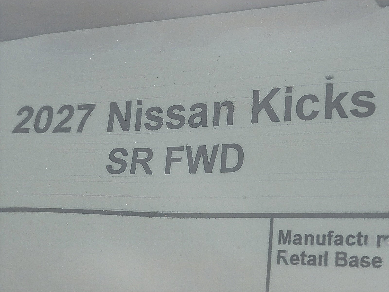 2027 Nissan Kicks SR