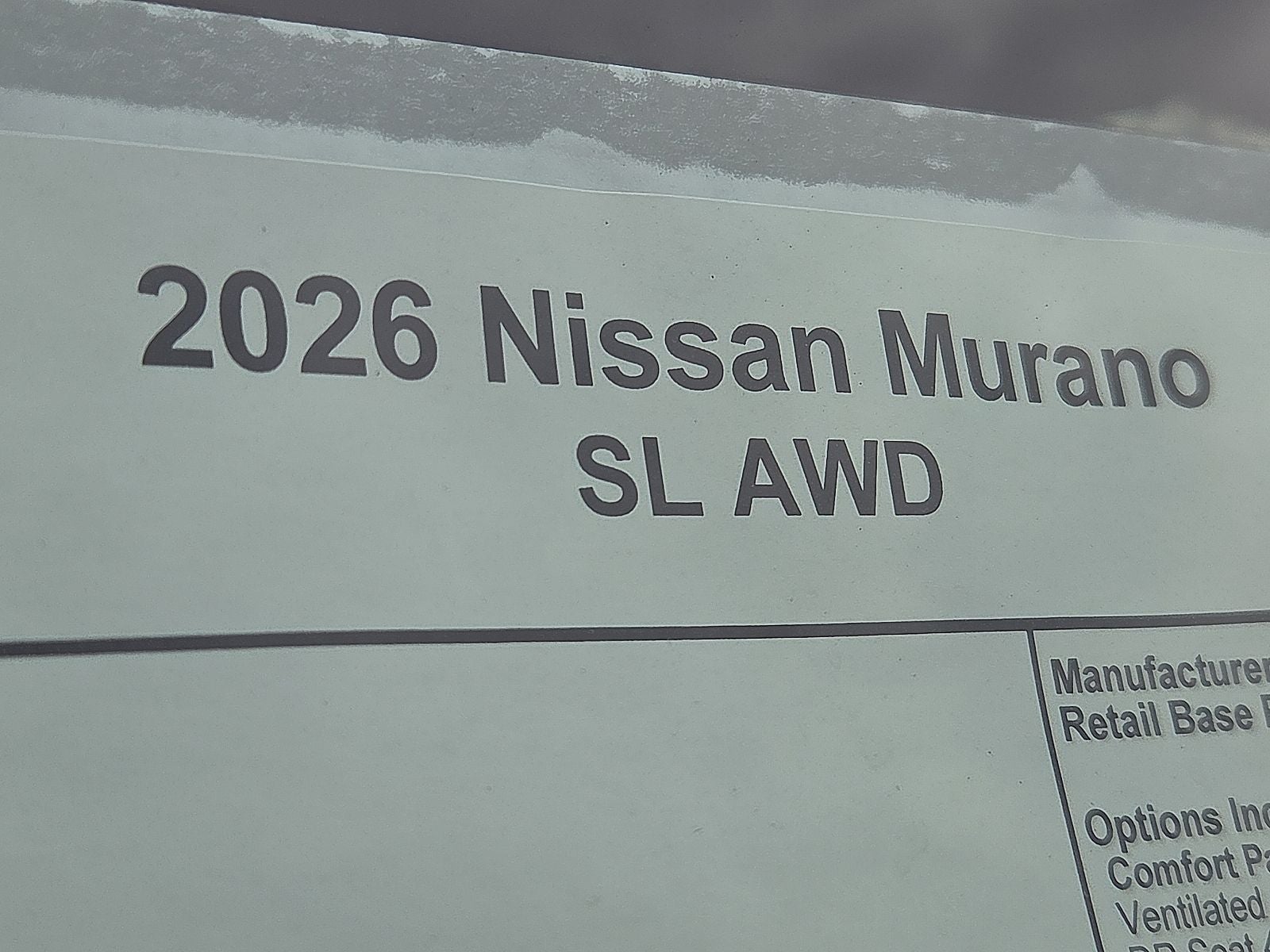 2026 Nissan Murano SL