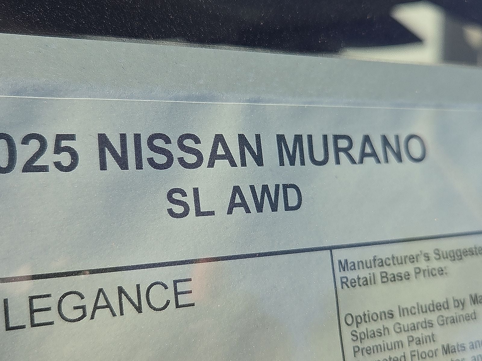 2025 Nissan Murano SL