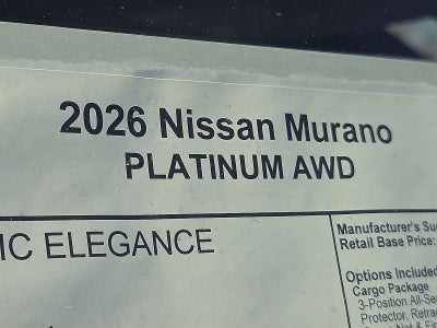 2026 Nissan Murano Platinum