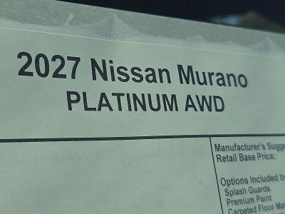 2027 Nissan Murano Platinum