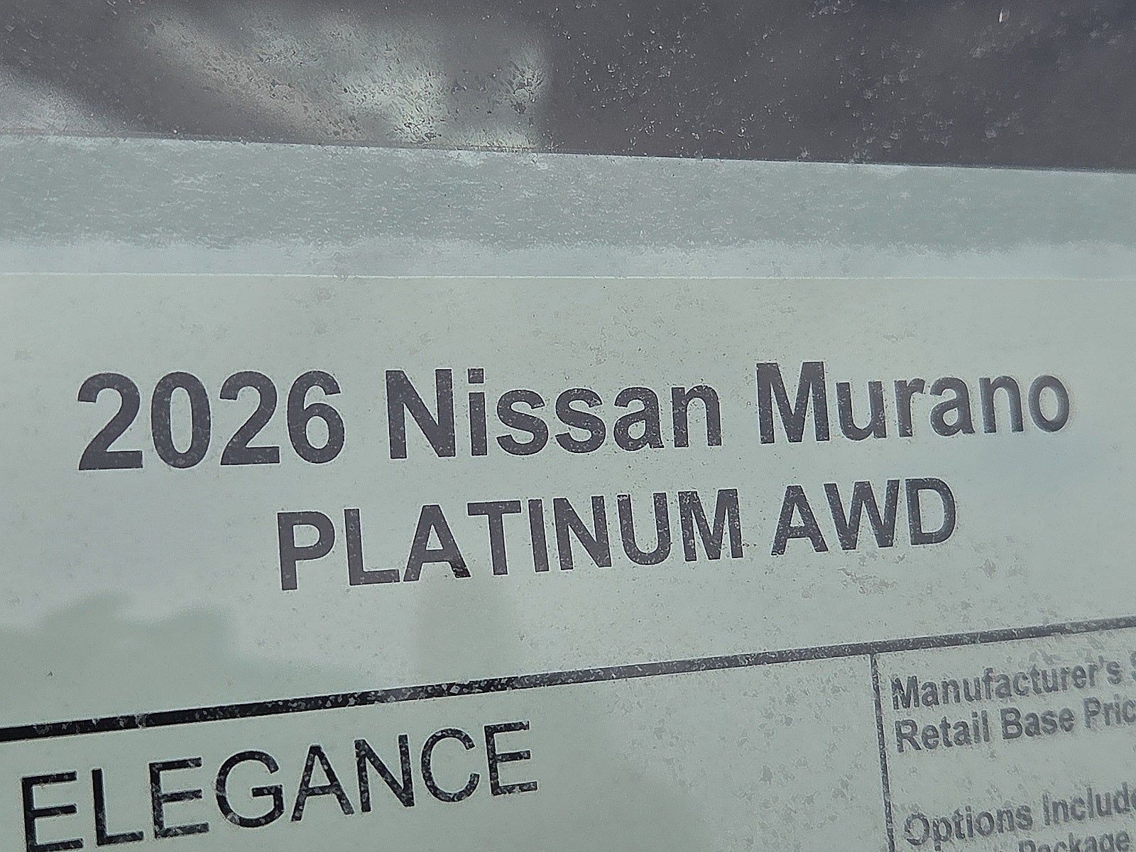 2026 Nissan Murano Platinum