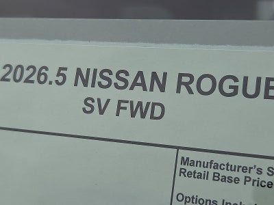 2026 Nissan Rogue SV