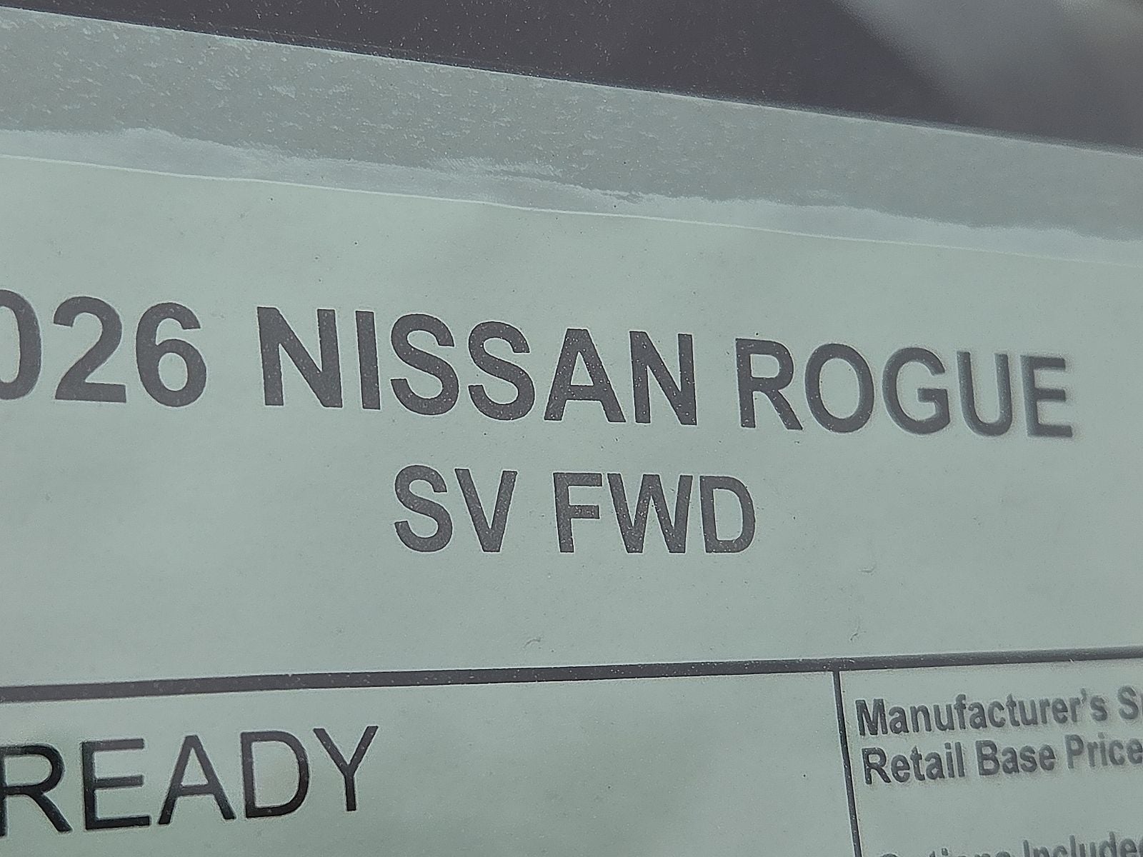 2026 Nissan Rogue SV