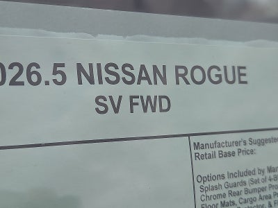 2026 Nissan Rogue SV