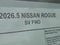 2026 Nissan Rogue SV
