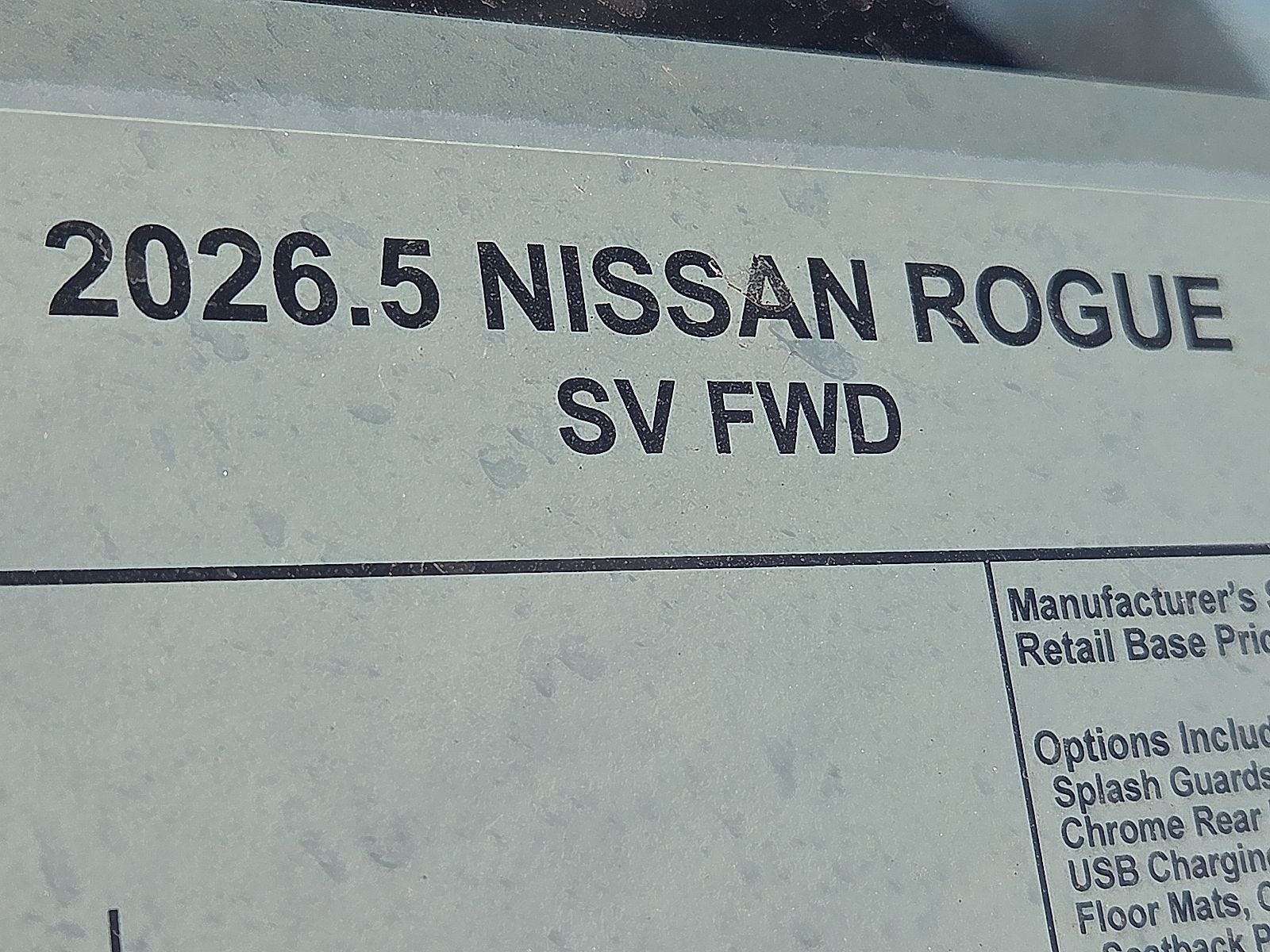 2026 Nissan Rogue SV