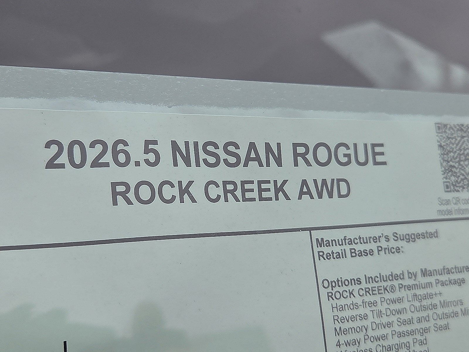 2026 Nissan Rogue Rock Creek®