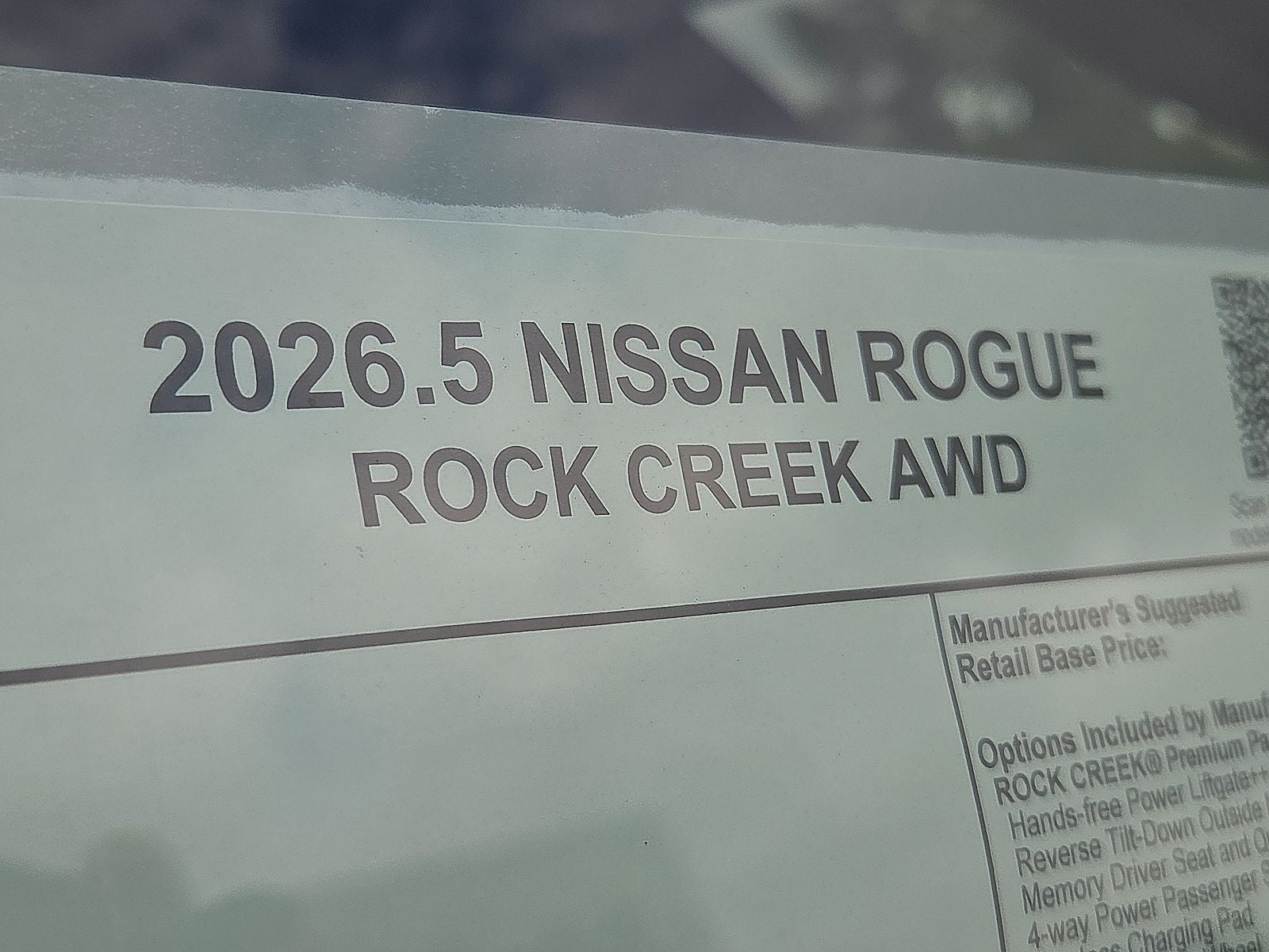 2026 Nissan Rogue Rock Creek®