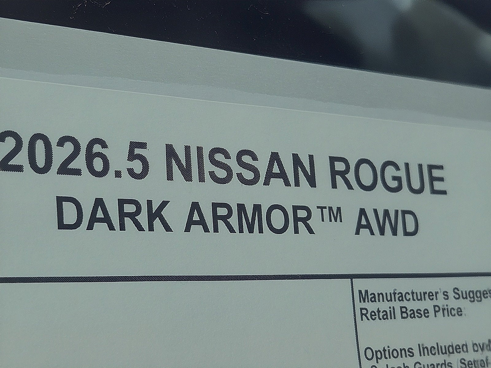 2026 Nissan Rogue Dark Armor™