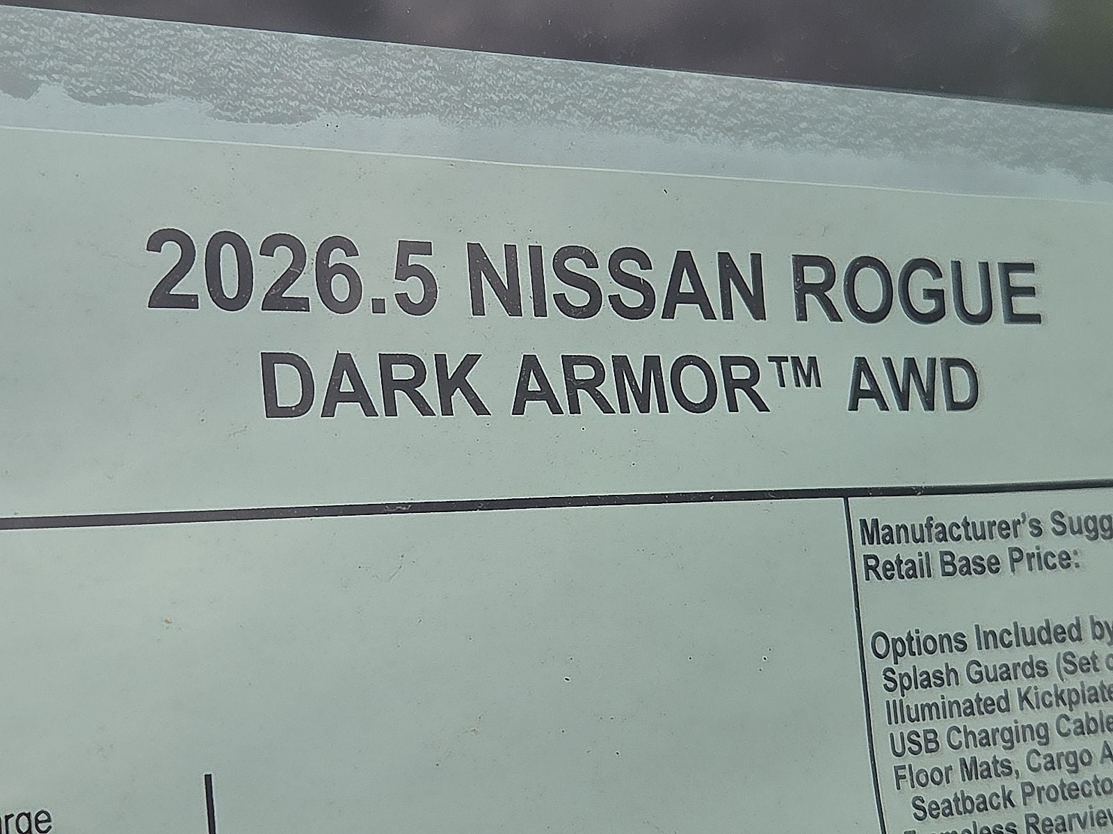 2026 Nissan Rogue Dark Armor™