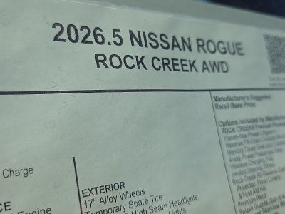 2026 Nissan Rogue Rock Creek®