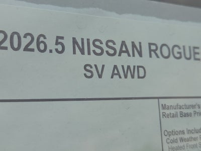 2026 Nissan Rogue SV