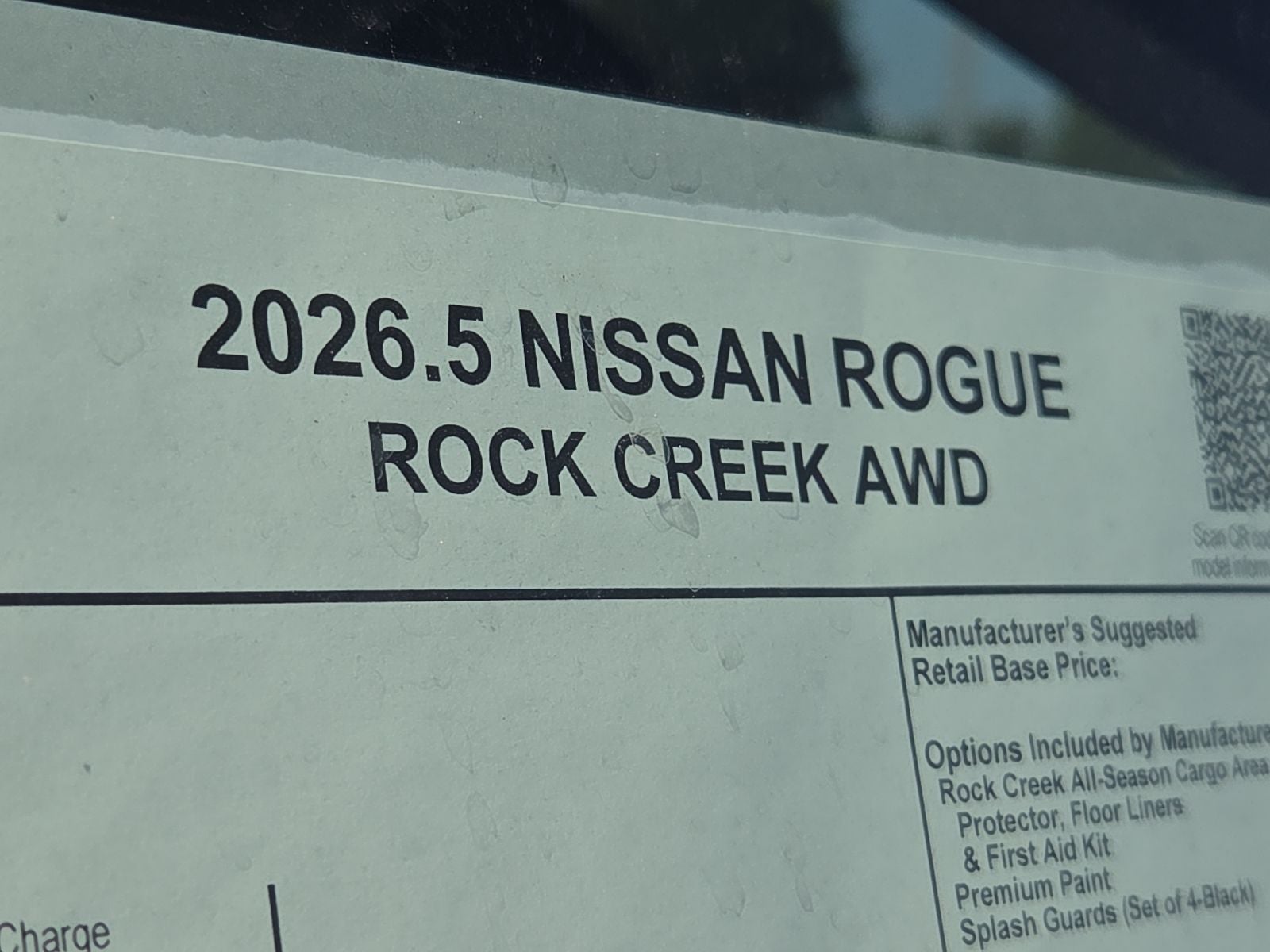 2026 Nissan Rogue Rock Creek®