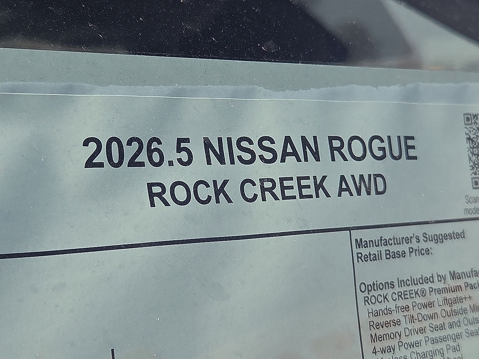 2026 Nissan Rogue Rock Creek®