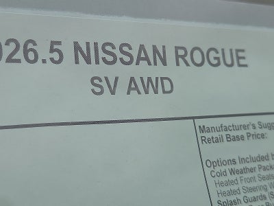 2026 Nissan Rogue SV