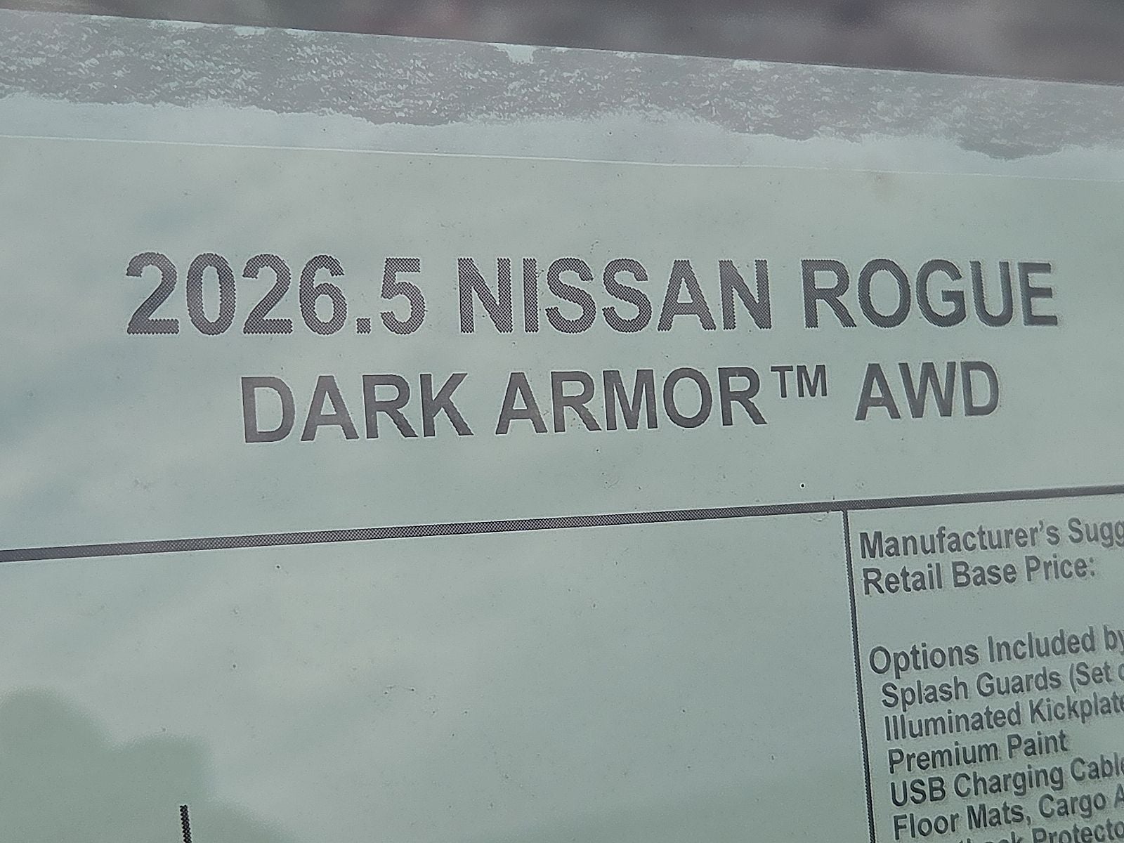 2026 Nissan Rogue Dark Armor™