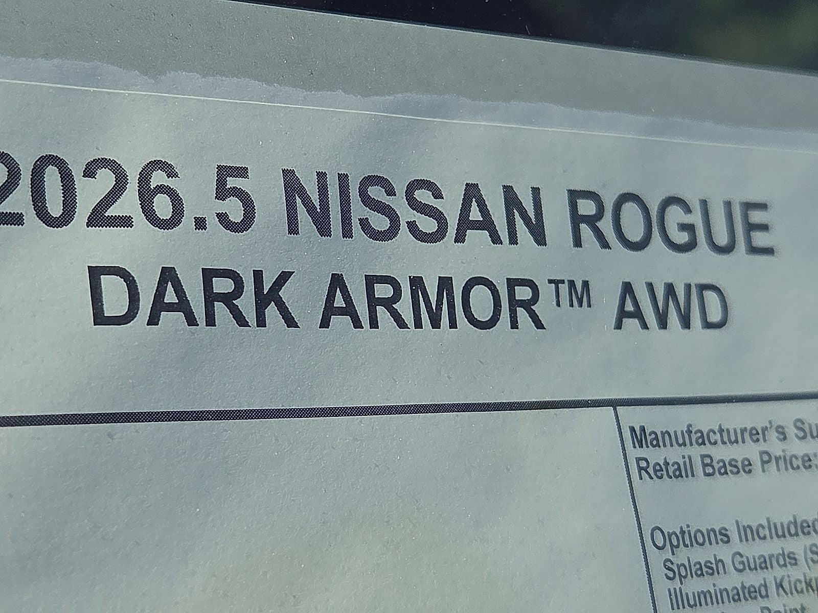 2026 Nissan Rogue Dark Armor™