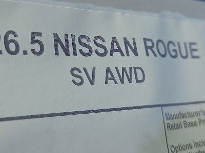 2026 Nissan Rogue SV